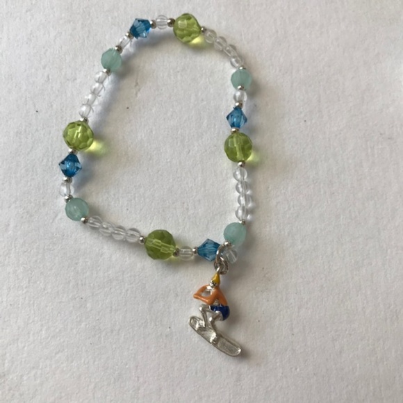 Beach Balls Stretch Bracelets Set of 3 Surfer Girl - Picture 7 of 8